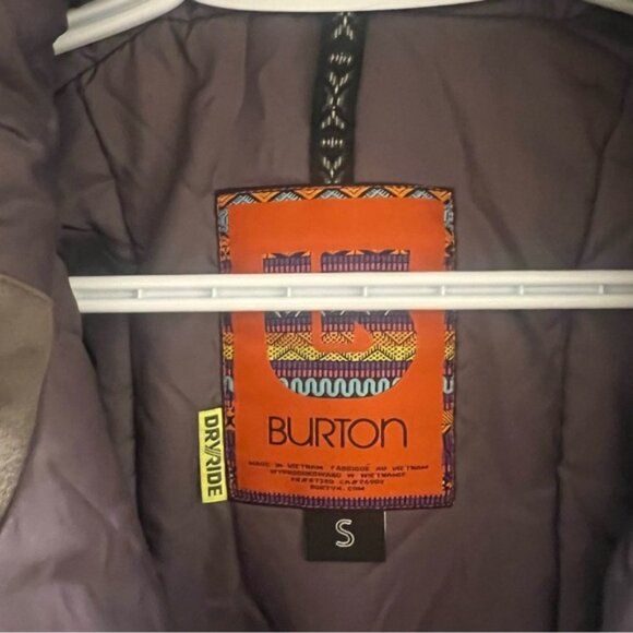 BURTON Striped Multicolor Snowboard Ski Jacket -Lots of Features! Sz Small - Picture 11 of 16